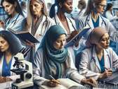 Prezydent Biden ustanawia White House Initiative on Women's Health Research, aby zająć się nierównowagą w badaniach, wiedzy i leczeniu kobiecych problemów zdrowotnych. (Źródło: AI wygenerowało Dall-E 3)