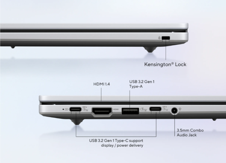 Porty w Chromebooku Asus CX15
