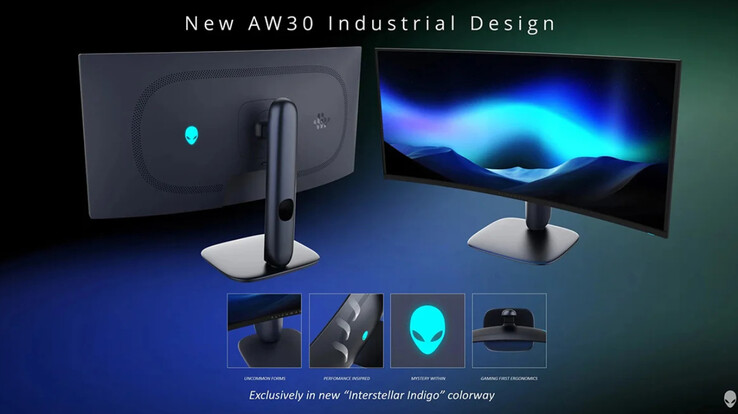 Alienware AW3425DW to wczesny przykład nowego "wzornictwa przemysłowego" AW30 firmy Dell. (Źródło zdjęcia: Dell)