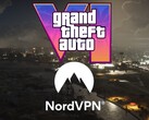 Baner dla GTA 6 z logo NordVPN