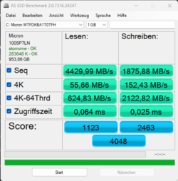 AS SSD Benchmark