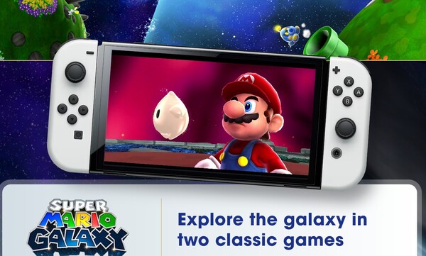 Gry Super Mario Galaxy i Super Mario Galaxy 2 zostaną wydane na oryginalnego Switcha i Switcha 2. (Źródło obrazu: Nintendo)