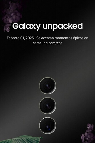 Domniemany Galaxy Plakat promocyjny Unpacked (image via Ice Universe on Twitter)