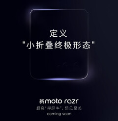 Tegoroczny Razr może być znany jako Razr 40 Ultra poza Chinami. (Źródło obrazu: Motorola)