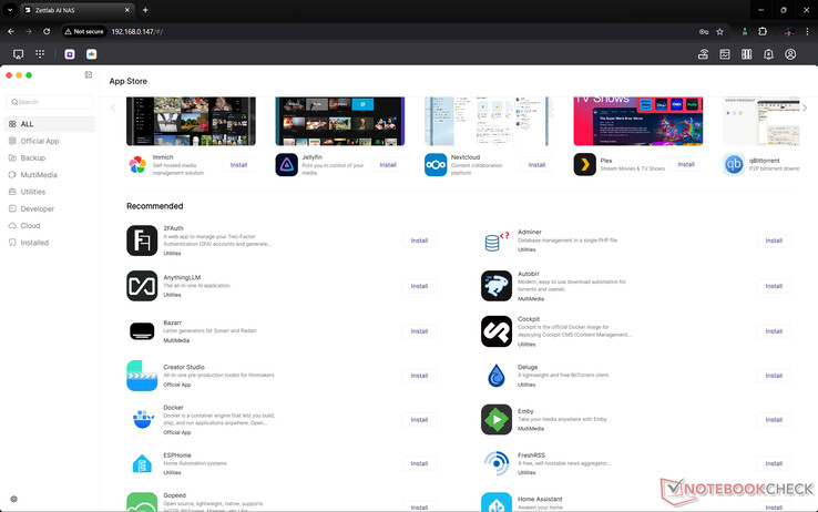 Sklep z aplikacjami na ZettOS