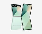 Nieoficjalny render nadchodzącego Galaxy Z Flip7. (Źródło obrazu: OnLeaks i SammyGuru)