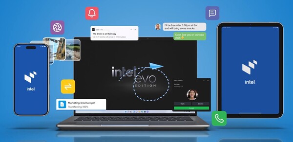 Aplikacja Intel Unison umożliwiła właścicielom podłączenie telefonów i tabletów do komputera z systemem Windows. (Źródło obrazu: Intel)