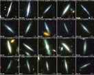 Kolorowe złożone obrazy z Kosmicznego Teleskopu Jamesa Webba przedstawiające galaktyki dyskowe (źródło obrazu: JWST)