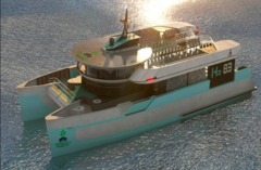 Systemy napędu elektrycznego Green Navy zapewniają zasięg 300 km przy prędkości 8,3 węzła, co stanowi około 36 godzin żeglugi. (Źródło: Green Navy)