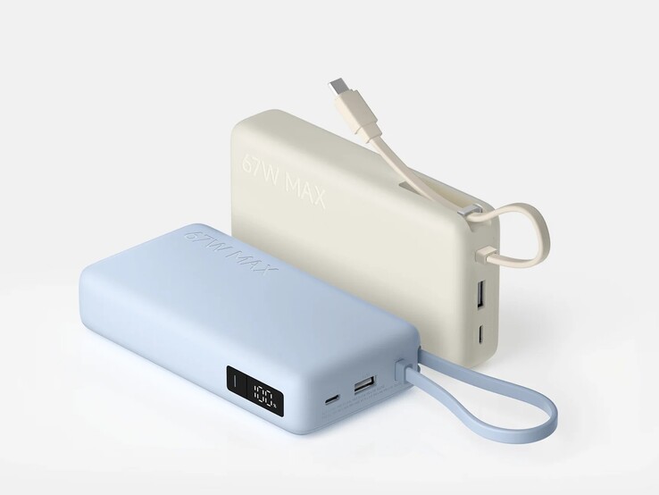 Xiaomi 67W Power Bank 20000 (zintegrowany kabel). (Źródło obrazu: Xiaomi)