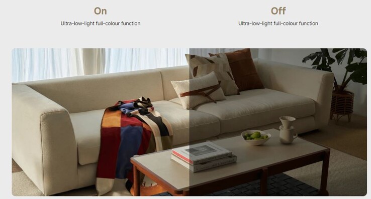 Reklamowane jest silne widzenie nocne w kolorze. (Źródło obrazu: Xiaomi)