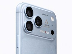 iPhone 18 Pro Max z A20 Pro oraz oznaczeniami Assassin’s Creed Mirage i Resident Evil 4