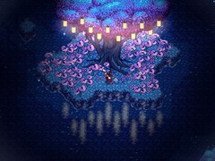 Obraz przedstawiający środowisko w CrossCode.