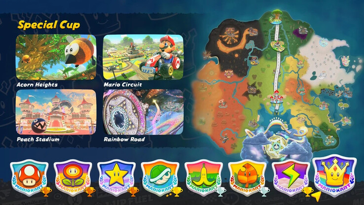 Ósmy puchar w Mario Kart Worlds. (Źródło obrazu: Nintendo)