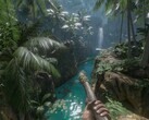 Zdjęcie przedstawiające dżunglę w grze „Green Hell”, obecnie dostępnej w sprzedaży na platformie Steam.