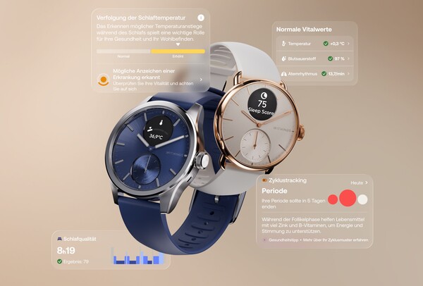 Withings ScanWatch 2 ma zaktualizowany system operacyjny, który wprowadza nowe funkcje. (Źródło obrazu: Withings)