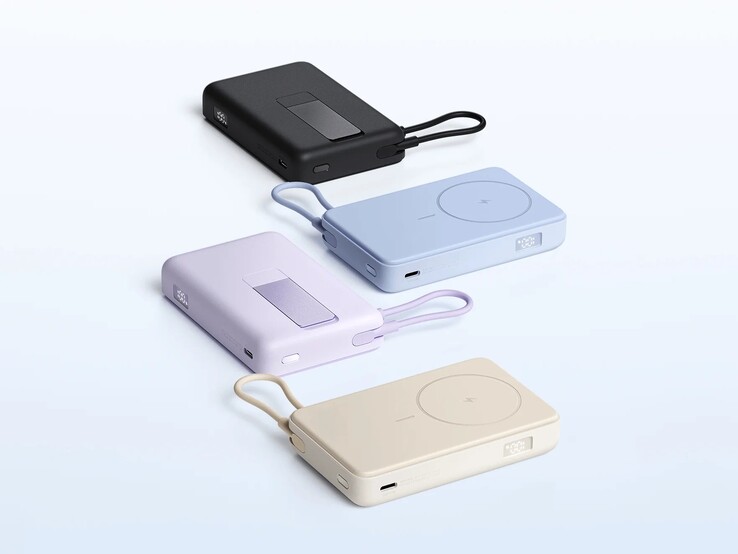 Xiaomi Magnetic Power Bank 10000 (na zdjęciu) z wbudowaną podstawką. (Źródło zdjęcia: Xiaomi)