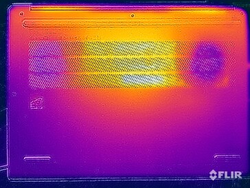 Test naprężenia temperatury powierzchni (dół)