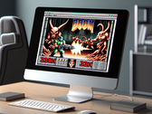 Retro strzelanka Doom jest teraz grywalna w formacie PDF dzięki kreatywności społeczności "ItRunsDoom". (Źródło obrazu: DallE 3)