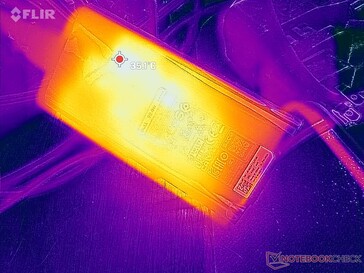 Zasilacz AC osiąga temperaturę ponad 35 C przy długotrwałej pracy pod dużym obciążeniem