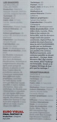 Opis Final Fantasy IX: The Black Mages' Legacy (źródło obrazu: Ecran Total, konto Gershwin Impact Bluesky)