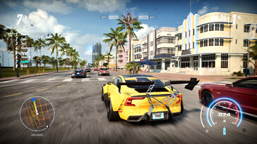 Na zdjęciu: zrzut ekranu z rozgrywki w grze Need for Speed Heat.