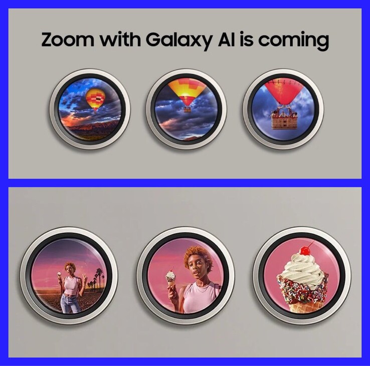 Samsung już aktywnie promuje nowe funkcje Galaxy AI Zoom w kamerach z serii Galaxy S24, przynajmniej w USA.