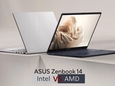 Intel-ZenBook 14 vs. AMD-ZenBook 14 (źródło obrazu: Asus z poprawkami)