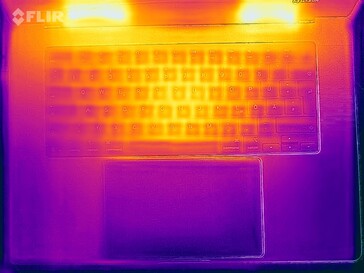 Test obciążeniowy mapy cieplnej (u góry)