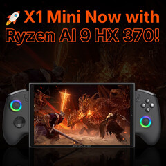 OneXPlayer X1 Mini rywalizuje z oryginalnym Lenovo Legion Go z identycznym wyświetlaczem. (Źródło obrazu: One-Netbook)