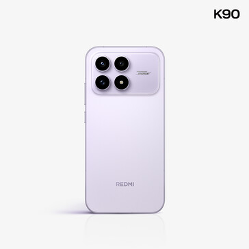 Redmi K90 w jasnofioletowej wersji kolorystycznej. (Źródło zdjęcia: Redmi)