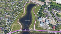 Wycieczka testowa GNSS: podróż wokół jeziora