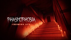 Baner prezentujący aktualizację Crimson Eye do Phasmophobia