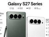 Szkice projektowe sugerują poziomy układ aparatu w modelach Samsung Galaxy S27 Ultra i Galaxy S27 Pro.