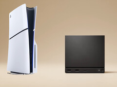 Steam Machine może zaoferować wydajność zbliżoną do PS5. Na zdjęciu: dwa systemy. (Źródło zdjęcia: Sony i Valve - edytowane)