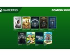 Obraz promocyjny Xbox Game Pass przedstawiający okładki dziewięciu nowych tytułów dodanych do usługi w kwietniu 2025 roku. (Źródło obrazu: Microsoft)