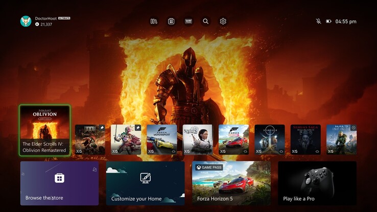 Zmiany interfejsu użytkownika ekranu głównego programu Xbox Insider (źródło obrazu: Xbox Wire)