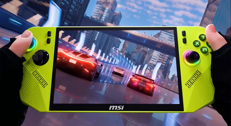 Claw A8 lub Claw 8 Ryzen Edition, jak jest również znany, posiada 8-calowy wyświetlacz IPS o częstotliwości odświeżania 120 Hz. (Źródło obrazu: MSI)