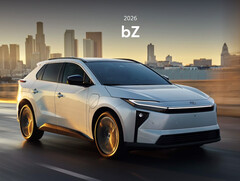 sUV Toyota bZ 2026 z portem ładowania NACS. (Źródło zdjęcia: Toyota)