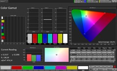 Przestrzeń kolorów (profil: naturalny, docelowa przestrzeń kolorów: sRGB)