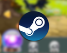 Zrzut ekranu z gry z nałożonym logo Steam.
