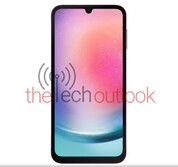 Galaxy A24 - ciemna czerwień (źródło obrazu: Thetechoutlook)