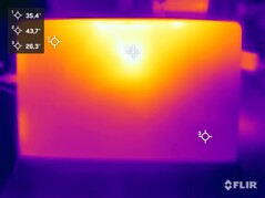 Test naprężeń temperatury powierzchni (przód)