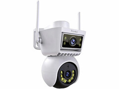 Kamera IP 7Links Dual Lens Wi-Fi Pan Tilt jest już dostępna w sprzedaży w Europie. (Źródło obrazu: Pearl)