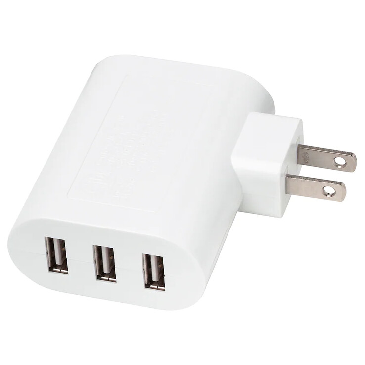 3-portowa ładowarka USB IKEA SMAHAGEL. (Źródło obrazu: IKEA)