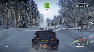 Na zdjęciu: zrzut ekranu z rozgrywki z gry „WRC 7: FIA World Rally Championship”.