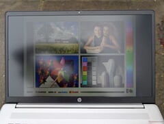 Na zewnątrz przy dużym zachmurzeniu