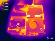 Test obciążeniowy HP Pro Mini 400 G9 (bez pokrywy obudowy)