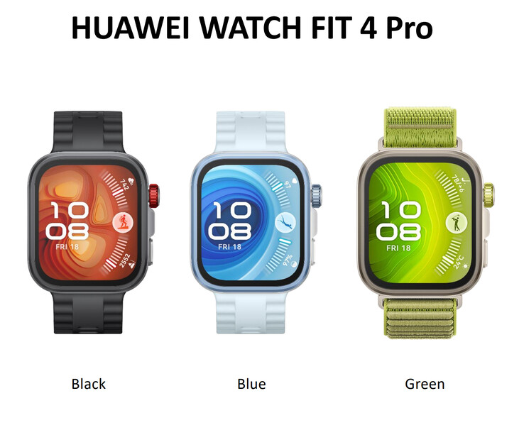 Opcje kolorystyczne smartwatcha (źródło obrazu: Huawei)