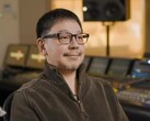 Hitoshi Sakimoto przy swoim stanowisku mikserskim w Basiscape, studiu, które założył w 2002 roku.